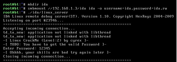 Linux IDA