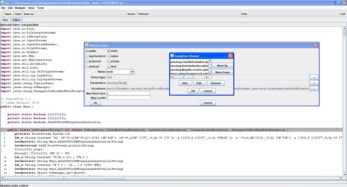 Java Bytecode Debugging