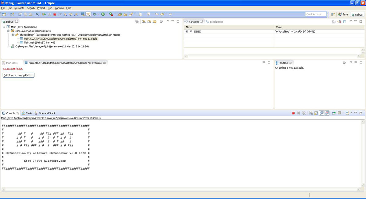 Java Bytecode Debugging