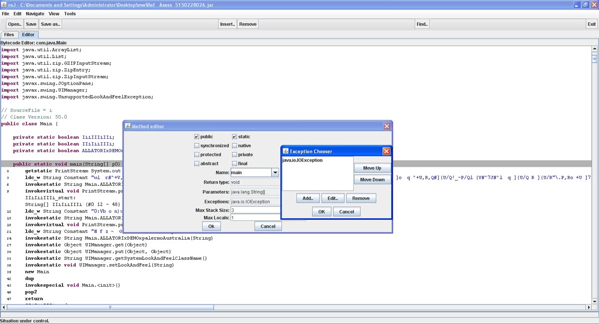 Java Bytecode Debugging