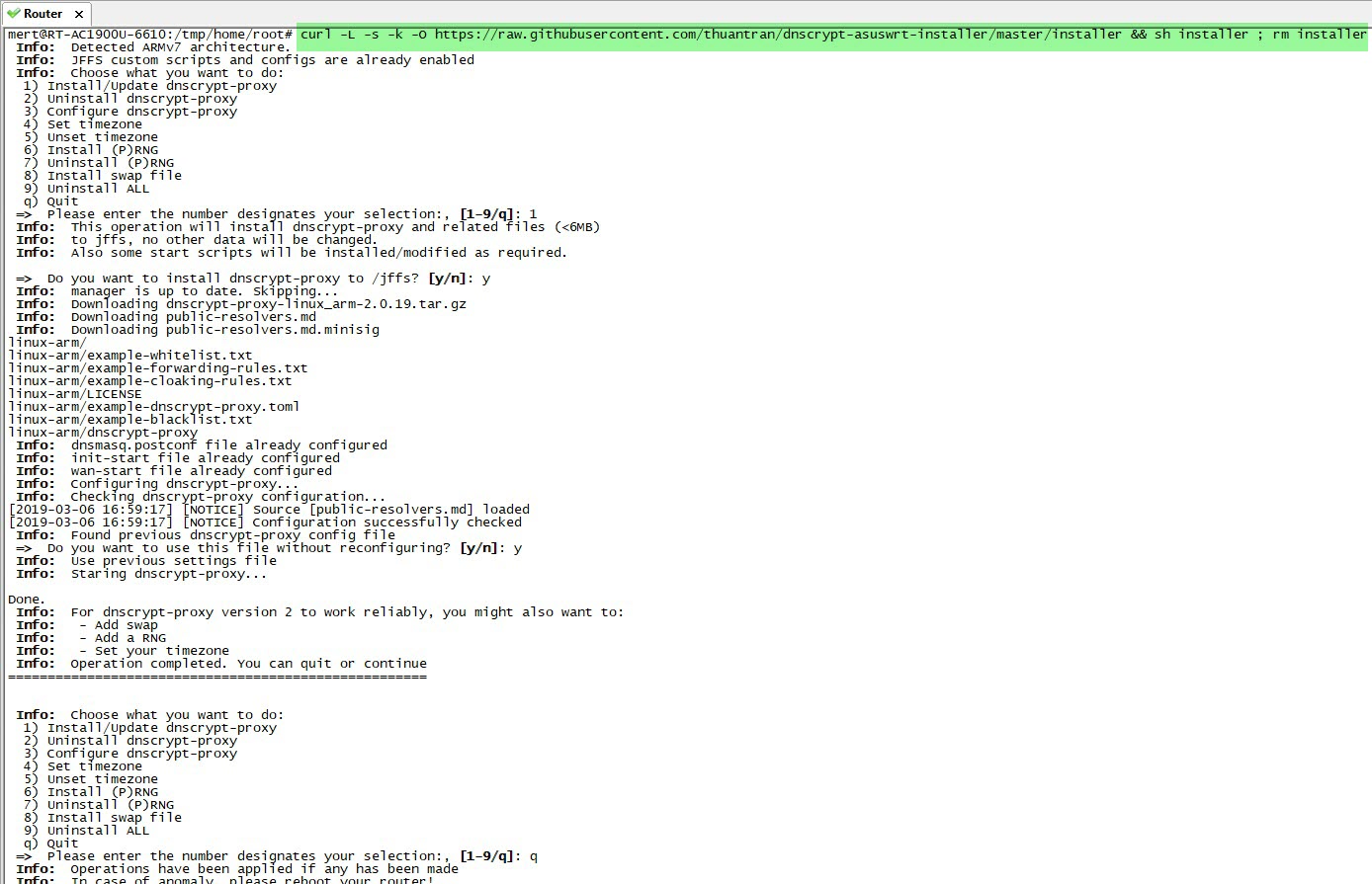 Escape from Tilgin Router
