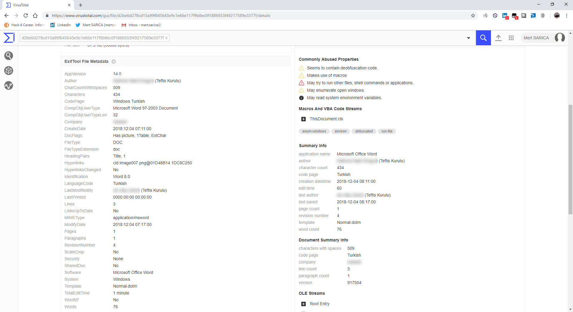 Hunting with VirusTotal