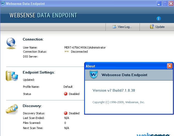 Websense Data Endpoint